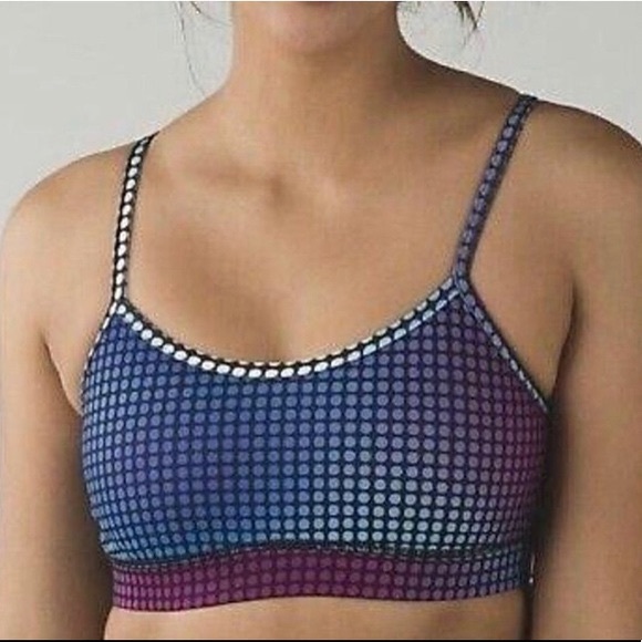 lululemon athletica Other - Lululemon Flow Y Sports Bra Cosmic Dot Multi 6